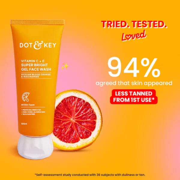Dot & Krey Vitamin C + E Super Bright Gel Face Wash 100 ml