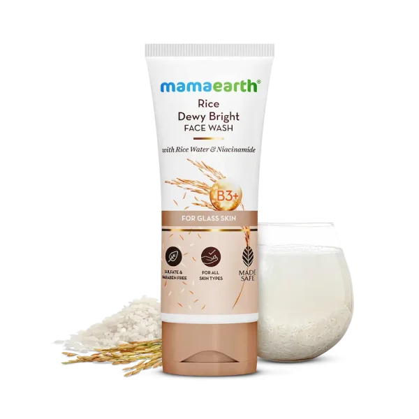 Mamaearth Rice Dewy Bright Face Wash 100ml