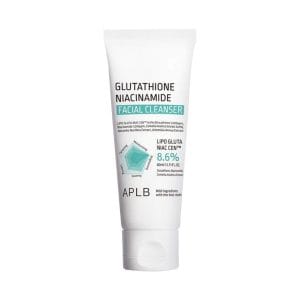 Aplb glutathione niacinamide facial cleanser