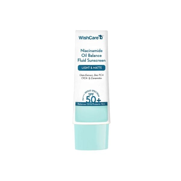Wishcare niacinamide oil balance fluid sunscreen spf 50 pa