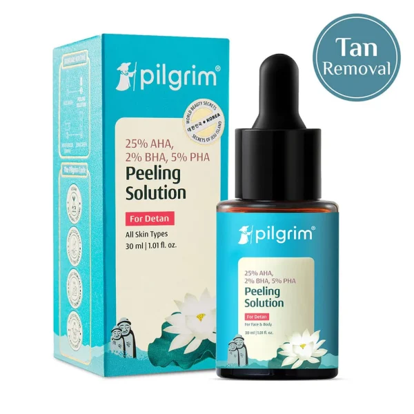 Pilgrim 25% AHA, 2% BHA, 5% PHA Peeling Solution Glowing Serum for Face & Body 30ml Pilgrim 25% AHA, 2% BHA, 5% PHA Peeling Solution Glowing Serum for Face & Body 30ml
