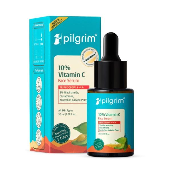 Pilgrim 10% Vitamin C Face Serum Triple Glow +++ 30ml Pilgrim 10% Vitamin C Face Serum Triple Glow +++ 30ml