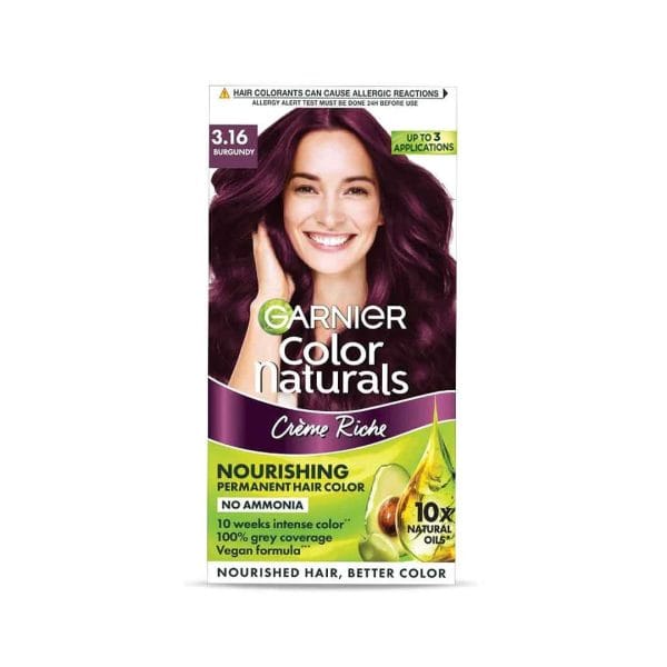 Garnier-Color-Naturals-Shade-3.16-Burgundy-35ml30g Garnier Color Naturals Shade 3.16 Burgundy 35ml30g