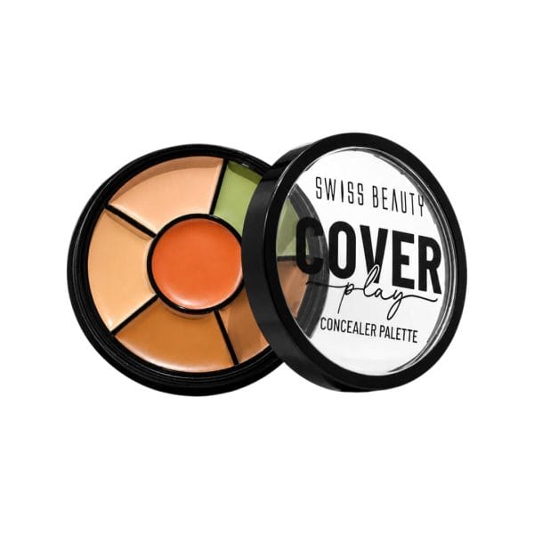 Swiss Beauty Cover Play 6-in-1 Concealer Palette - 01 Light to Medium Swiss Beauty Cover Play 6-in-1 Concealer Palette - 01 Light to Medium