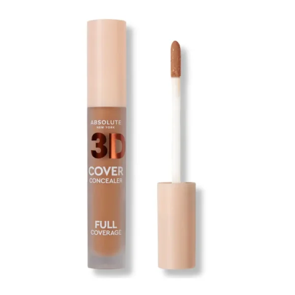 Absolute new york 3d cover full coverage concealer 55ml color mfdc07 warm latte ndkqxj