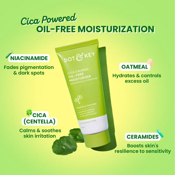 Dot and key cica 5 percentage niacinamide oil free moisturizer for dark spot oily sensitive acne prone skin 50 g 59 3 display 1784719386 385ae040.jpg