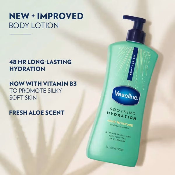 Vaseline intensive care soothing hydration lotion 600ml yecsqh